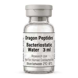 Bacteriostatic Water, 3ml Vial, Ultra Clean Reconstitution Solution for Research Use